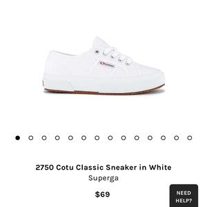 Superga 2750 Cotu Classic Sneaker in White